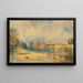 Palacio de Hampton Court - Joseph Mallord William Turner — cuadro enmarcado en la pared