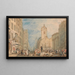 High Street, Édimbourg - Joseph Mallord William Turner — cuadro enmarcado en la pared