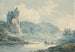 Rocher d'Ilam, Dovedale, Derbyshire - Joseph Mallord William Turner — vista de la obra