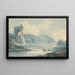 Rocher d'Ilam, Dovedale, Derbyshire - Joseph Mallord William Turner — cuadro enmarcado en la pared