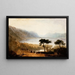 Lac Léman depuis Montreux - Joseph Mallord William Turner — framed artwork on a wall