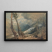 del Mar de Hielo en el valle de Chamonix, Suiza - Joseph Mallord William Turner — cuadro enmarcado en la pared