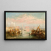Marine Landscape Painting - Joseph Mallord William Turner — framed artwork on a wall