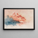 Cuaderno de bocetos del Canal 45 - Joseph Mallord William Turner — cuadro enmarcado en la pared