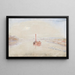 La Confluencia del Sena y Marne en Charenton, Francia - Joseph Mallord William Turner — cuadro enmarcado en la pared