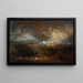 La Quinta Plaga de Egipto - Joseph Mallord William Turner — cuadro enmarcado en la pared