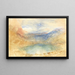 Le Lungernsee au clair de lune Suisse - Joseph Mallord William Turner — framed artwork on a wall