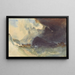La Mewstone, Devon - Joseph Mallord William Turner — framed artwork on a wall