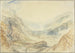 View in the Saint Gotthard Pass, Switzerland - Joseph Mallord William Turner — artwork view