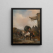 El lugar de descanso - Joseph Moerenhout — cuadro enmarcado en la pared