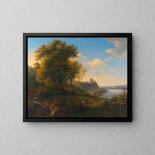 Joseph Mssmer - Landschaft an der Donau.webp