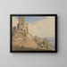 Château de Corfe, Dorset - Joseph Nash — framed artwork on a wall