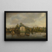 Villa du Pape en Twickenham - Joseph Nickolls — cuadro enmarcado en la pared