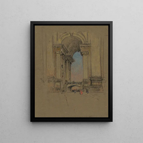 Joseph Pennell - Entrance to Vatican.webp