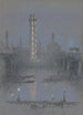 Tour de tiro con luces nocturnas desde el Malecón - Joseph Pennell — vista de la obra