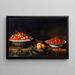 Still life with cherry plate - Joseph Plepp — framed artwork on a wall