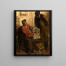 Birdcage Painting - Joseph Posenaer — framed artwork on a wall