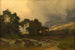 Landscape Painting in Savoie - Joseph Quinaux — artwork view