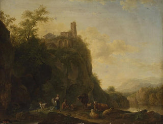 Joseph Roos - Mountain landscape with cattle.webp