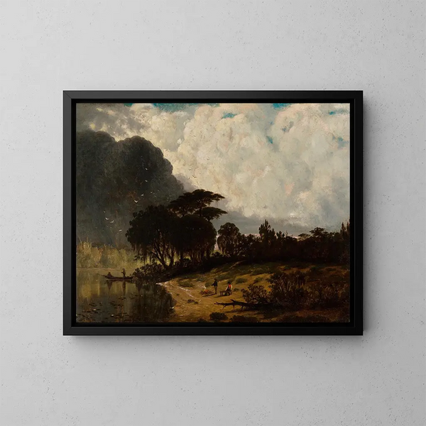 Lac Pontchartrain, Luisiana - Joseph Rusling Meeker — cuadro enmarcado en la pared