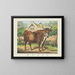 Vache - Joseph Scholz — cuadro enmarcado en la pared