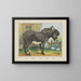 Donkey - Joseph Scholz — framed artwork on a wall