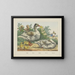 Geese - Joseph Scholz — framed artwork on a wall