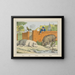 Cochons - Joseph Scholz — cuadro enmarcado en la pared