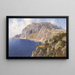 Vista de Capri - Joseph Schoyerer — cuadro enmarcado en la pared