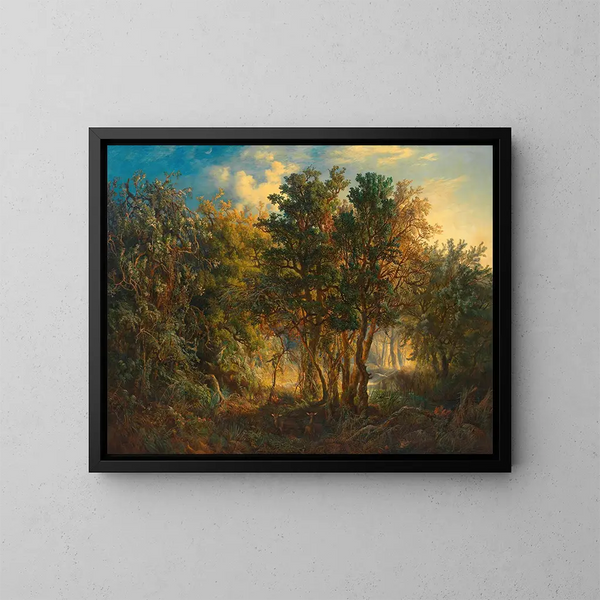 Bosque tropical australiano - Joseph Selleny — cuadro enmarcado en la pared