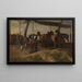 de caballos y burros en alquiler - Joseph Stevens — cuadro enmarcado en la pared