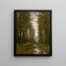 Stream in the Forest - Joseph Van Luppen — framed artwork on a wall