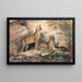 The Serval - Joseph Wolf — framed artwork on a wall