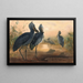 Le Bec-en-sabot - Joseph Wolf — framed artwork on a wall