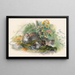 The Wagati Cat - Joseph Wolf — framed artwork on a wall