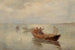 Salida de los pescadores - Joseph Wopfner — vista de la obra