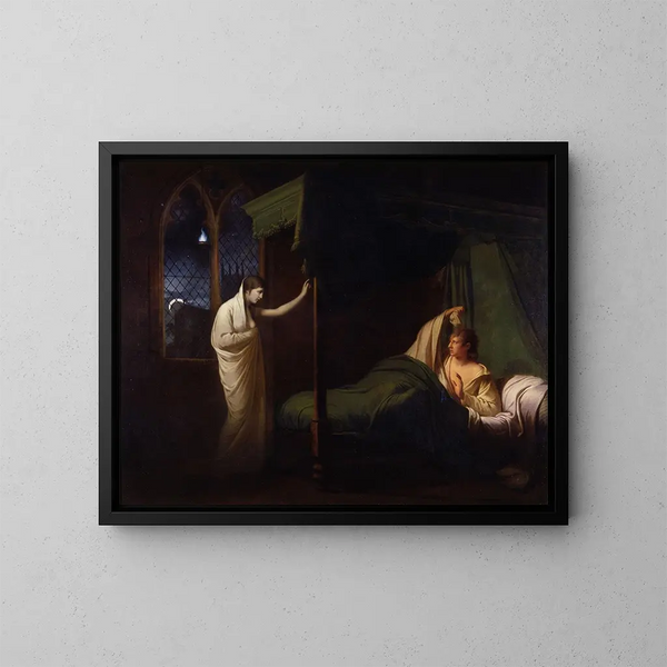William y Margaret - Joseph Wright de Derby — cuadro enmarcado en la pared