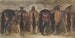 Horses at rest in the stable - Joseph Zephyris Gengembre — artwork view