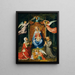 Waldesruhe Virgen con el Niño Santa Adelheid y San Francisco - José von Führich — cuadro enmarcado en la pared