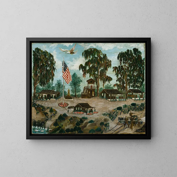 Camp CCC en Balboa Park - Josephine Joy — cuadro enmarcado en la pared