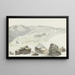 Landscape and city view near Tivoli - Josephus Augustus Knip — framed artwork on a wall