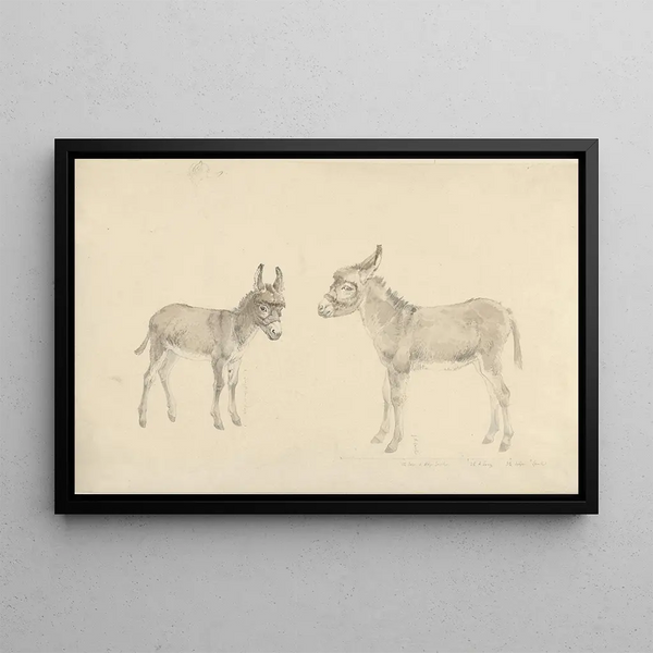 Josephus Augustus Knip - Twee ezels.webp