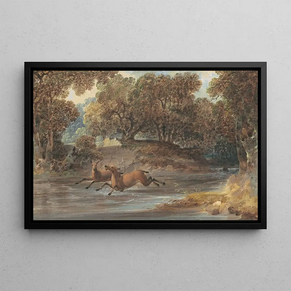 Joshua Shaw - Landscape with DeerNorth Carolina.webp