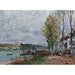Reproducción del cuadro Día de niebla en Saint-Mammès - Alfred Sisley