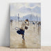 Reproduction of the painting of a windy day on Place de la Concorde - Jean Béraud
