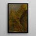 Paisaje de montaña con una cascada - Józef Bożetech Klemens — cuadro enmarcado en la pared