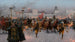 Departure of John III Sobieski and Marysieka Sobieska from Wilanów - Józef Brandt — artwork view