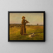 The Cow Fisherman - Józef Chełmoński — framed artwork on a wall