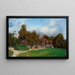Villa en el jardín Kuklwka - Józef Chełmoński — cuadro enmarcado en la pared