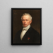 Retrato de Edward Moretus - Józef Delin — cuadro enmarcado en la pared